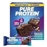 Pure Protein Galactic Brownie Protein Bars - 20g Protein, Gluten Free, 12ct