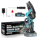 Saker Mini Chainsaw,Portable Electric Chainsaws Cordless,Handheld Chain Saw Pruning Shears Chain Saws for Tree Branches,Courtyard,Household and Garden,Christmas Gifts for Men Dad Husband Women