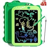 Teriph LCD Writing Tablet for Kids, Colorful Toddlers Toys Drawing Board, Educational Kid Toys, Doodle Pad Dinosaur Toy for 3 4 5 6 7 8 Year Old Boys Girls Birthday Party Xmas,8.5inch & Green