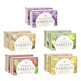Yardley London Soap Bath Bar Bundle - 10 Bars: English Lavender, Oatmeal and Almond, Aloe and Avocado, Cocoa Butter, Lemon Verbena 4.25 Ounce Bars (Pack of 10 Bars, Two of each)