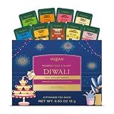 VAHDAM LIMITED EDITION - Diwali Gift Set (9 Unique Pyramid Teabags)