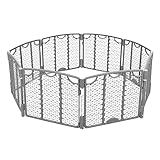Evenflo Versatile Play Space Adjustable Play Area, Plastic, 8-Panel (Cool Gray)