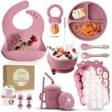 O'doe™Baby Weaning Set, 15 Pcs Silicone Baby Feeding Set