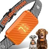 KJKZO Dog Bark Collar for Large Medium Small Dogs, Effective No-Bark Collar, Smart Barking Collar, 2026 Upgraded Bark Collar with 7 Sensitivity, 3 Modes,Carrot Orange
