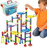 Marble Mania Marble Run - Marble Runs for Kids - 162 Pieces Plus Storage Tub - Construction Toys for 4-8 Year Old Boys or Girls - Educational STEM Toys for 4+ Year Olds