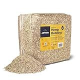 All Walks 70 Liter Hemp Bedding for Chicken Coops, Horses, Ponies, Llama, Emu, Ducks, and Turkeys - 100% Natural, Superior Odor Control, Biodegradable Pet Bedding, Dust-Free - Made in USA