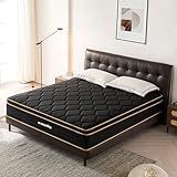 8 Inch Twin Mattress Twin Bed Size Mattress 8 Inch in a Box Spring Hybrid Mattresses and Memory Foam, Comfort Breathable Fabric, Cooling Gel Pressure Relief, Medium Firm