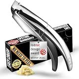 Gourmet Easy Lifetime Replacement Garlic Press, No Need to Peel, Fine Mince
