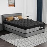 TRWZINY 12 Inch Queen Luxury Hybrid Mattress - Gel Memory Foam & Pocket Springs for Cooling Comfort & Motion Isolation, CertiPUR-US Certified, in a Box