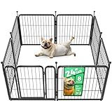 FXW Rollick Unleashed Dog Playpen for Indoor, Yard, RV Camping, 24 inch 8 Panels for Small and Puppy Dogs│Patented
