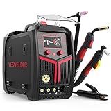 YESWELDER Plasma Cutter Welder Combo Gas MIG/Gasless MIG/Lift TIG/Stick/CUT 5 in 1 Welding Machine FIRSTESS MP200 Multi Process Welder