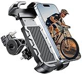 Viccux Motorcycle Phone Mount, Upgrade [Never Fall Off] [0 Shake] Bike Phone Mount, [3s Put & Take] 360° Rotatable Phone Holder for Motorcycle Bike Bicycle Scooter Compatible with Cellphones 4.7-6.8”