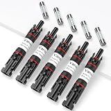 Vansdon 20A Solar Fuse Holder Inline for Solar Panel and Controller,5PCS