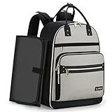 Lekesky Diaper Bag Backpack, Large Baby Backpack Diaper Bags for Mom Dad Maternity, Travel Baby Essentials with Changing Pad, Insulated Pockets, Stroller Straps, Laptop Compartment (Black)