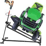 WIILAYOK Lawn Mower Lift Jack with 882 Lbs Weight Capacity for Garden Tractors and Mowers, Riding Manual Handle & Power Tool Extension