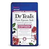 Dr Teal's Epsom Salt Magnesium Soak, Pomegranate & Black Currant, 3 lbs