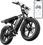 TST Electric Bike - 48V 15Ah Battery, 2000W Peak Motor, 20 * 4.0 Fat Tire
