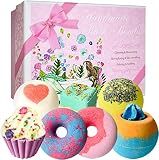 STNTUS INNOVATIONS Bath Bombs, 7 Natural Bath Bomb Gift Set, Bubble Bathbombs for Women Kids, Shea Butter Moisturize, Gifts for Mom Her Girlfriend, Mothers Day Gifts, for Birthday Valentines Christmas