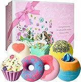 STNTUS INNOVATIONS Bath Bombs, 7 Natural Bath Bomb Gift Set, Handmade Bubble Bathbombs for Women Kids, Gifts for Mom Her Girlfriend, Mothers Day Gifts, Birthday Valentines Christmas Gifts for Women
