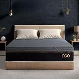 EGOHOME Queen 12" Copper Gel Memory Foam Mattress Pressure Relief Medium