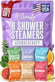 Cleverfy Shower Steamers, Stocking Stuffers for Women and Men, 6 Pack