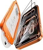 NeverBreak 9H+ Hardness for iPhone 17 Pro Screen Protector 12FT Military Grade Protection (Scratch, Shatter, Drop Resistance) Tempered Glass Full Edge Coverage 6.3" 2025, 2 Pack with De-Bubble Card