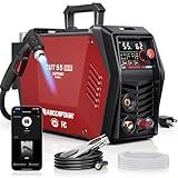 ARCCAPTAIN iControl [Non-HF] Plasma Cutter CUT55 MP with APP Control, 55Amp Blowback Pilot Arc, 120V/240V, Upgraded LED Display, Expanded Metal, Rust Removal, Plasma Gouging, Pressure Detection
