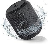 NOTABRICK Bluetooth Speakers, 15W Portable Speakers Bluetooth Wireless V5.0 with Stereo Sound, Active Extra Bass, IPX6 Waterproof Shower Speaker, Double Pairing, for Party, Home Theater, Game Theater