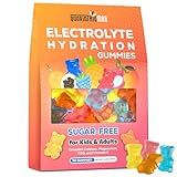Electrolyte Gummies Sugar Free | Electrolyte Hydration Energy Gummies for Running & Sports - Energy Chews with Calcium & Vitamin C for Kids & Adults, Multiple Mixed Flavors, Gluten-Free, 90 Count