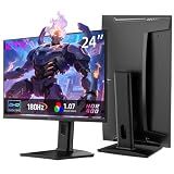 KTC 24 Inch Gaming Monitor 180Hz - 2K 1440P Computer Monitors, Fast IPS Vertical Monitor with HDR 400, Adaptive Sync, Up to 185Hz, HDMI & Display Port, Tilt Pivot Height Adjustable, Vesa Mount, H24T7