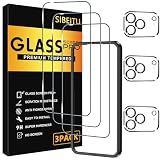 SIBEITU 3+3 Pack Screen Protector for iPhone 17 Pro 6.3 Inch Tempered Glass