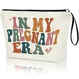 Pregnant Mom Gifts Expecting Mom Announcement Ideas Gift Makeup Bag IN MY PREGNANT ERA Singer Fans New Mama Inspirational Merch Travel Cosmetic Zipper Bag Pregnancy Reveal First Time Mommy Momto Be