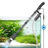 fishkeeper 6 in 1 Electric Aquarium Gravel Cleaner, Fish Tank Cleaner Kit