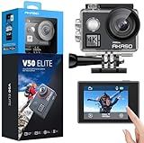 AKASO V50 Elite 4K60fps Touch Screen WiFi Action Camera Voice Control EIS 131 feet Waterproof Camera 8X Zoom Remote Control