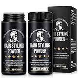 NIFEISHI Hair Styling Powder for Men, (1.05oz of 2Pack) Volumizing Texture Powder for All Hair Types, Easy to Apply, Natural Matte Hairstyle, Texturizing and High Hold