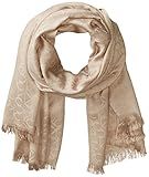 Calvin Klein Women's Pashmina Scarf, almond, One Size