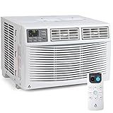 8,000 BTU Window Air Conditioner,Cool Rooms Up to 350 Sq.Ft.,Smart Window AC Unit with Smartphone App or Remote Control,3 Fan Mode,Sleep&ECO Mode,Washable Filter,for Bedroom Apartment Office,New R32