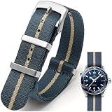 Nizonlaie Military Ballistic Nylon Watch Band Heavy Buckle 18mm 20mm 22mm 24mm Thick G10 Premium Nylon Watch Bands Smart Watch Replacement Band Strap for Men Women