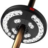Eletorot Rechargeable Patio Umbrella Light-28 LED White Umbrella Pole Light