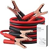 NOONE Jumper Cables for Car Battery, Heavy Duty Automotive Booster Cables for Jump Starting Dead or Weak Batteries (10-Feet (10-Gauge)