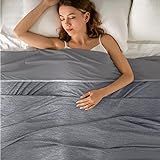 Topcee Cooling Blanket (90"x90"Queen Size) for Sweats Absorbs Heat to Keep Adults Cool on Warm Nights, Q-Max 0.5 for Hot Sleepers, Ultra-Cool Lightweight Blanket for Bed
