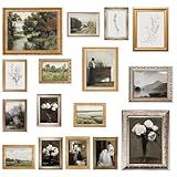 97 Decor LARGE 11X14 Vintage Wall Art Prints - Large Vintage Prints for Wall Decor Aesthetic, French Botanical Nature Posters Antique Landscape Painting, Moody Gallery Wall Art Set For Bedroom (Unframed)