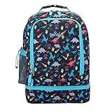 Bentgo Kids 2-in-1 Backpack & Insulated Lunch Bag - Durable 16” Backpack & Lunch Container in Unique Prints for School & Travel - Water Resistant, Padded & Large Compartments (Dinosaur)