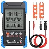 ALLmeter Solar Panel Tester 2000W MPPT, Solar Power Meter PV Tester Voc Isc, Photovoltaic Multimeter with LCD Display, Portable Solar Tool for RV Home MC4 Compatible