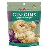 GIN GINS Original Ginger Chews – Natural Fresh Ginger Candy by The Ginger People – Individually Wrapped Healthy Candy – Original Flavor – 3oz Bag (Pack of 1)