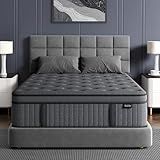 Matflex Queen Mattress 12 inch, Gel Memory Foam and Individual Pocket Springs, Fiberglass Free, Soft and Breathable, Medium Firm Feel