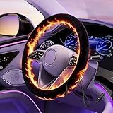 Heated Steering Wheel Cover – 12V Fast Heating PU Leather Car Wheel Warmer 260308