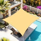 Artpuch Sun Shade Sail 16'X20' Sand Rectangle