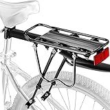 YONTUO Rear Bike Rack w/Fender & Large Size Reflective，Universal Cargo Rack