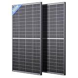 Callsun N-Type 16BB 400W Bifacial Solar Panel, 2Pcs 200 Watt Solar Panel for 12V/24V Systems, 25.6% High Efficiency, Dual-Module Parallel Anti-Shade Design, for RV Van Marine Home Rooftop Off-Grid